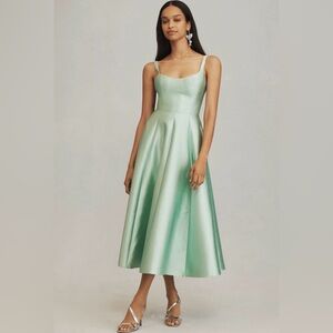 Anthropologie Mare Scoop-Neck Cutout Midi Dress - size M